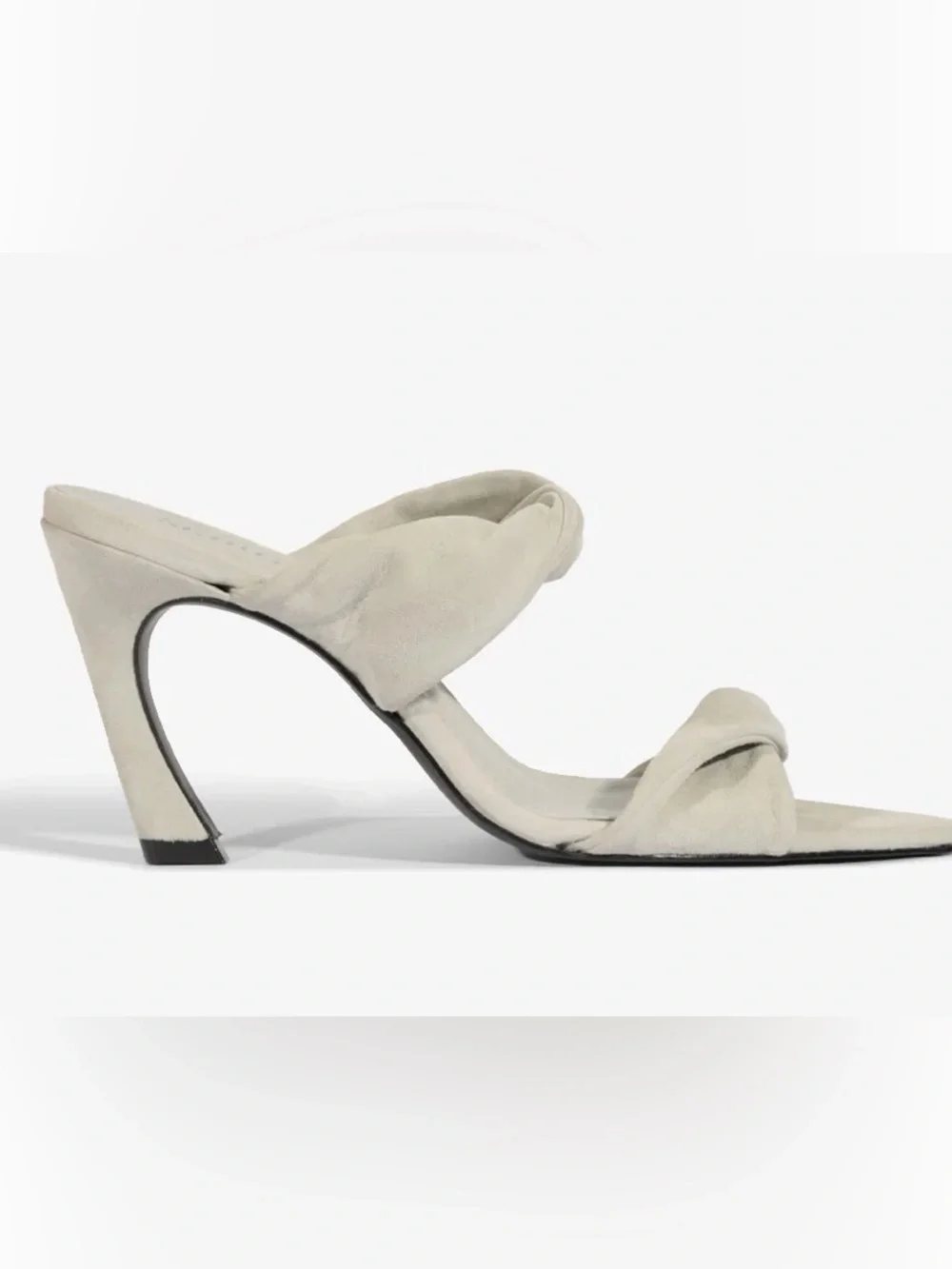 Tony Bianco Women’s Cream Knot-Detail Heeled Sandals Sz 9